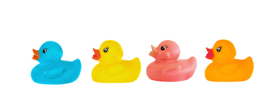 Funny rubber bath toys