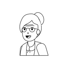 Grandmother cartoon vector design