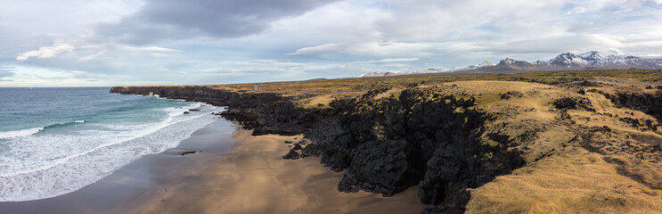 The Skarðsvík Beach in Iceland