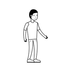 Isolated avatar man vector design