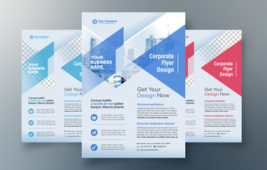 City Background Business Book Cover Design Template