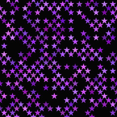 Fototapeta na wymiar Purple abstract seamless pentagram star pattern background - vector design
