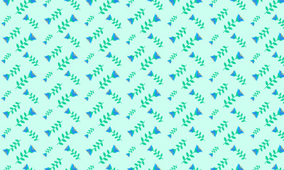 Random Small Flower Pattern Background