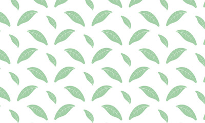 Seamless Multiple Leaves Pattern Background