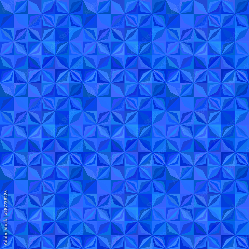Poster blue geometrical abstract stripe pattern - vector tile mosaic background graphic design