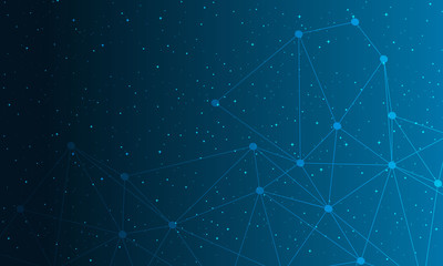 Abstract Network Background stock illustration