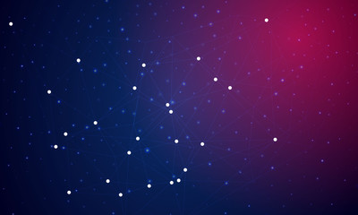 Obraz premium Abstract Network Background stock illustration