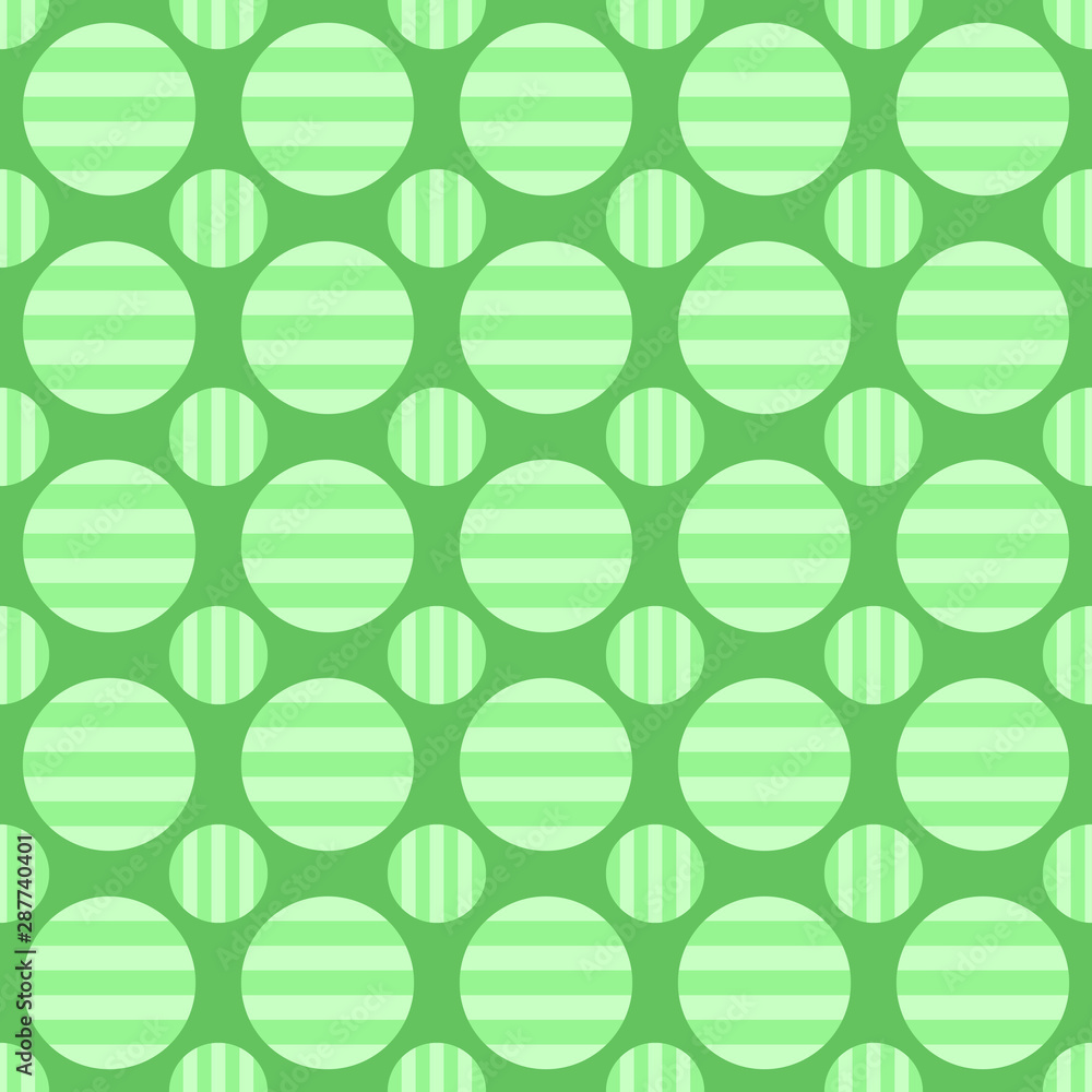 Poster geometrical repeating pattern - vector circle background illustration