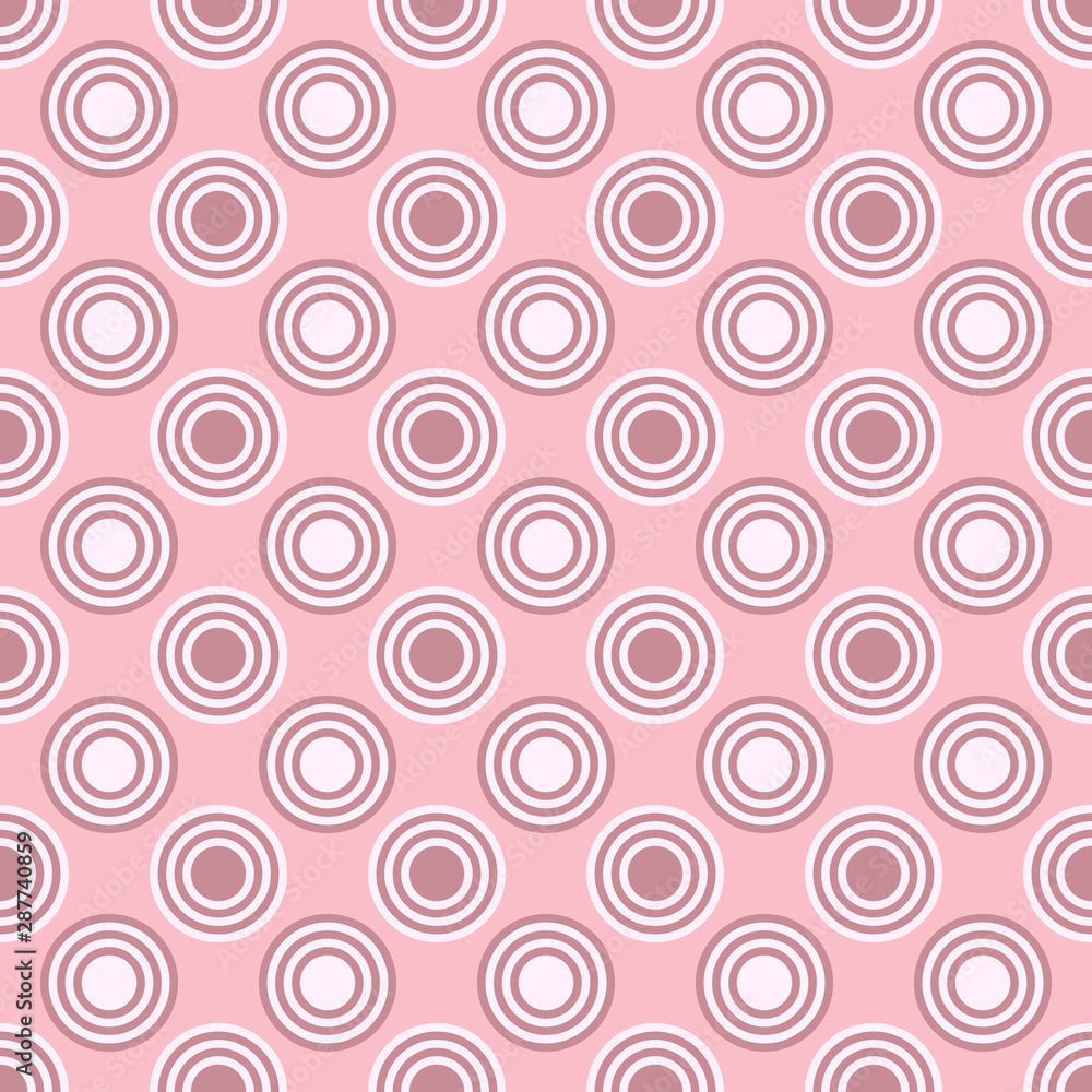 Poster simple repeating pattern - vector circle design background