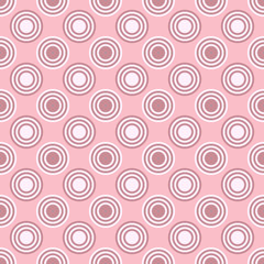 Simple repeating pattern - vector circle design background