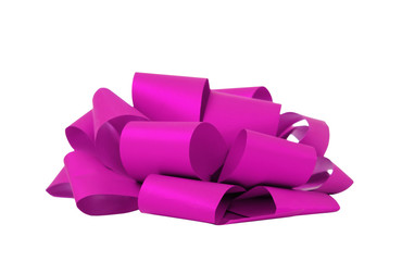 Purple gift bow