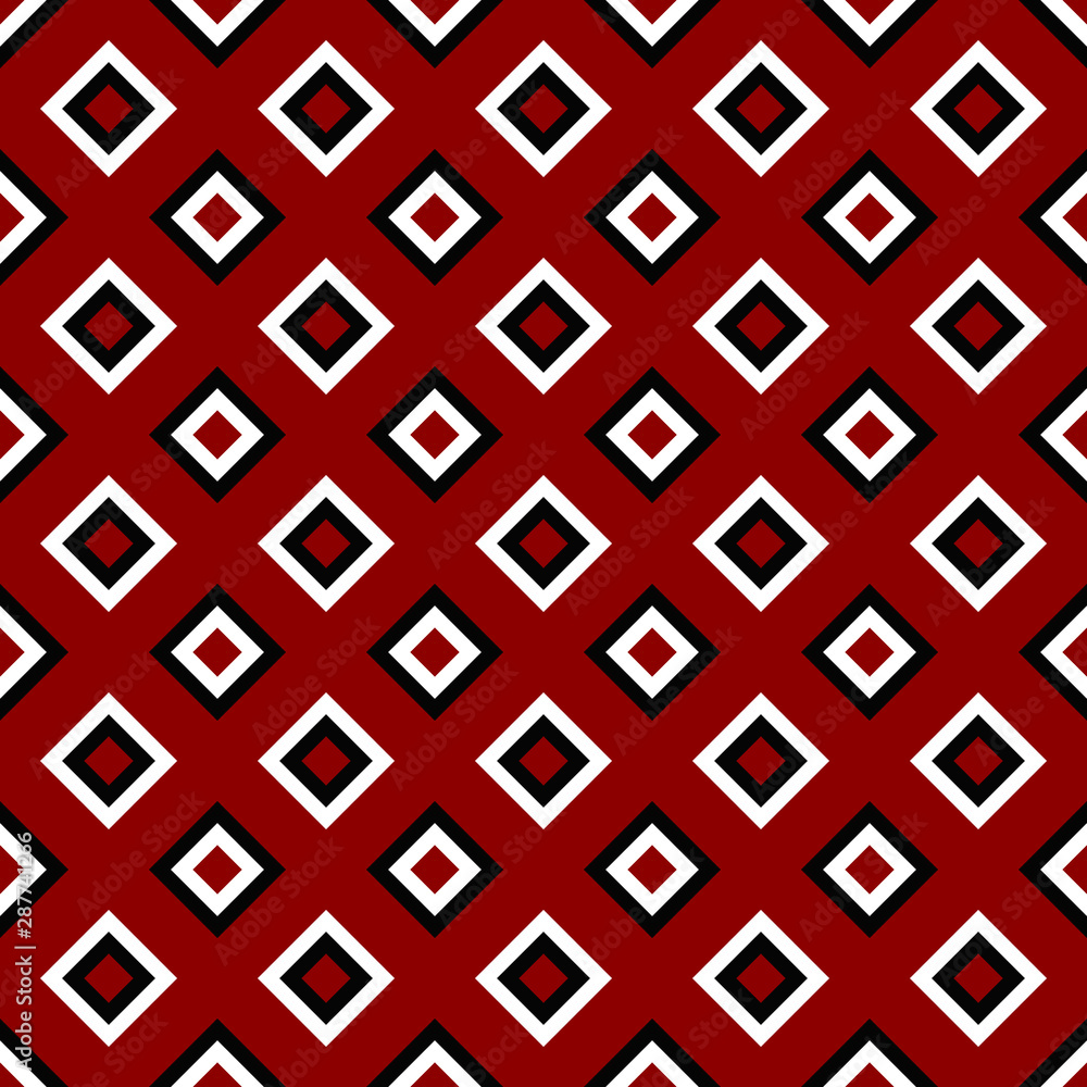 Poster abstract seamless pattern - vector square background graphic design