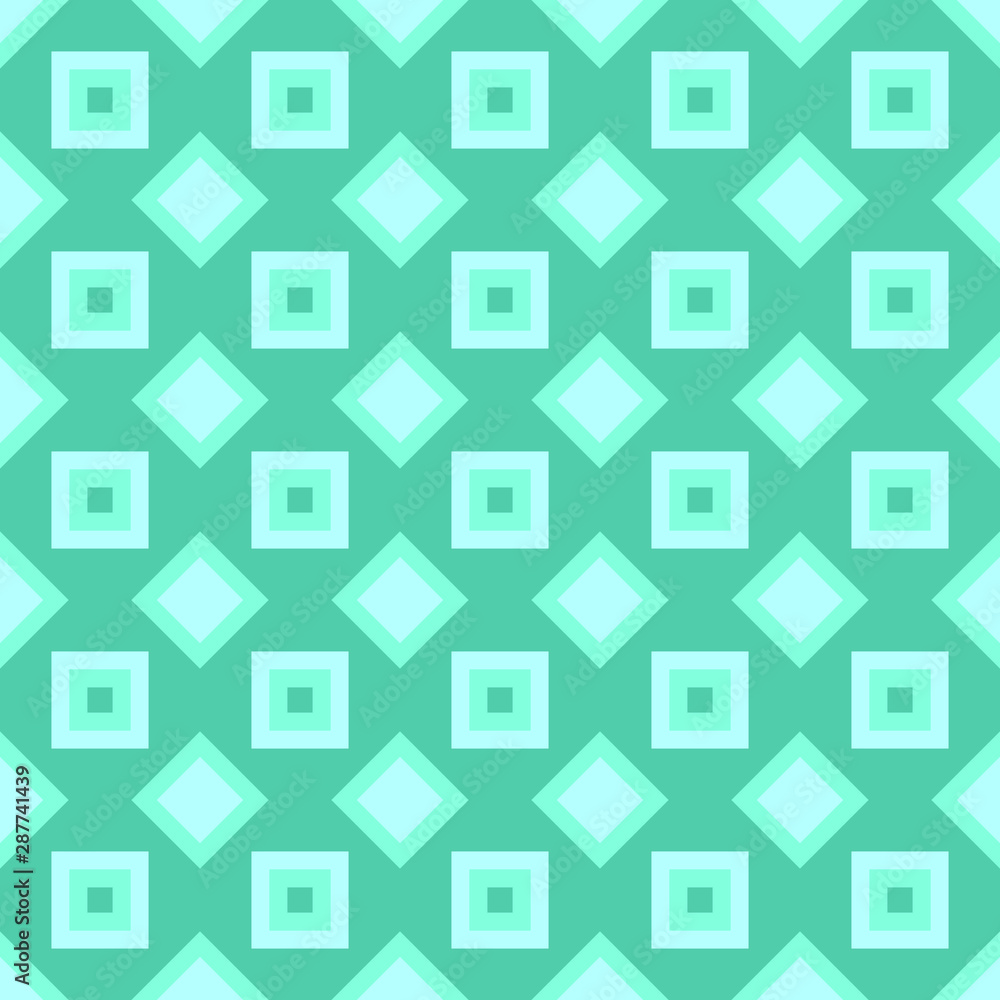 Poster simple seamless square pattern background - vector graphic design