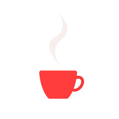 Coffee cup vector simple icon