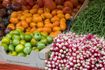vente de fruits et légumes