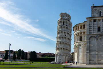 Pisa torre pendende e cattedrale