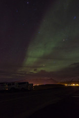 Northern Lights in Kirkjufell Mountain in Iceland