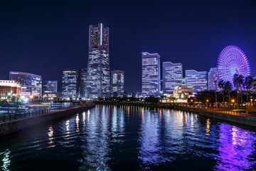 Fototapeta premium Yokohama Night View