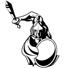 Spartan warrior