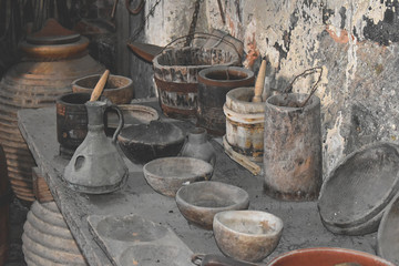 beautiful picture with old food bowls.jpg
