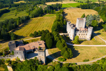 Fototapeta na wymiar View of Chateau de Roquetaillade