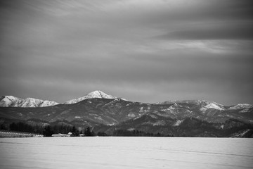 Appennino Ligure during winter time