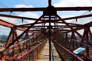 Iron constructions of Vizcaya suspension Bridge