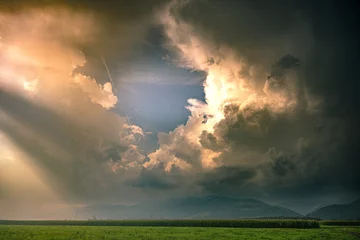 Fotobehang Wolkenstimmung Sturmfront © Patrick Neves