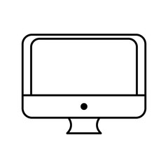 Isolated computer vector design