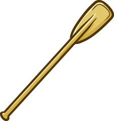 Cute and funny simple paddle in diagonal potision