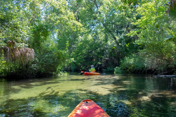 Kayaking on Juniper Springs Creek, Florida	
