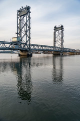 Memorial Bridge between Portsmouth, New Hampshire, USA