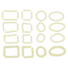 Juicy strawberry frame wreath. Health dessert eating strawberries background