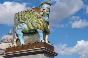 The Fourth Plinth in Trafalgar Square, London