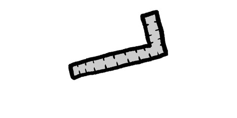 さしがね,指矩,DIY,工具,大工,イラスト,手書き,手描き,アナログ,シンプル,落書き