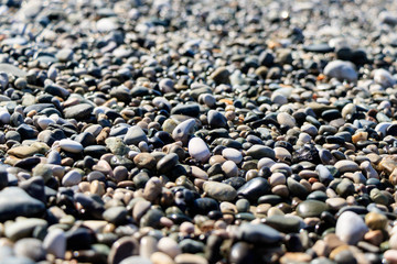 pebbles, small colored stones