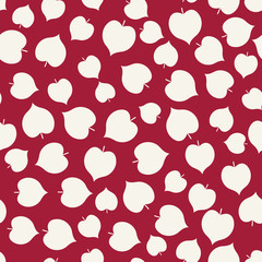 abstract geometric leaves pattern for natural background, simple minimalist graphic , retro decoration , summer fashion