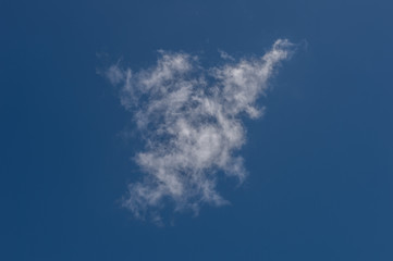 Cloud Shapes on Blue Sky, Abstract Cloud shapes with beautiful blue sky background