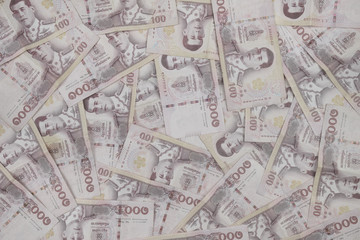Thailand money background. business and finance concept.