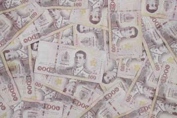Thailand money background. business and finance concept.