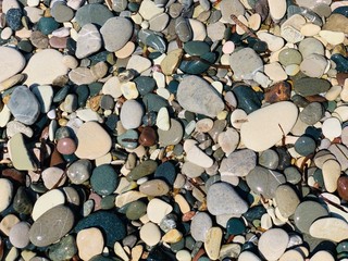 pebbles on the beach