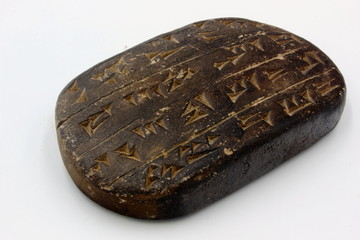 cuneiform tablet - obrazy, fototapety, plakaty