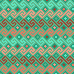 vector seamless Greek ornament, Meander