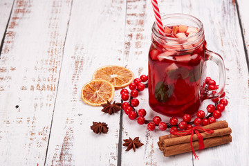 Fruit tea. Christmas treat