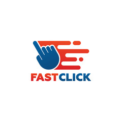 Fast Touch Logo Template Design Vector, Emblem, Design Concept, Creative Symbol, Icon
