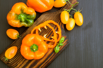 Anasazi beans. close up. on black background.