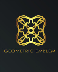 Luxury geometric logo