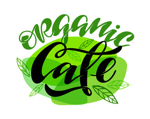 Fototapeta premium Cute hand drawn doodle kitchen lettering logo art - cafe, menu, dessert. Template poster banner art style