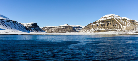 Pyramiden, archipel du Spitzberg, Svalbard