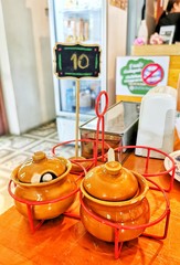 set of objects for party